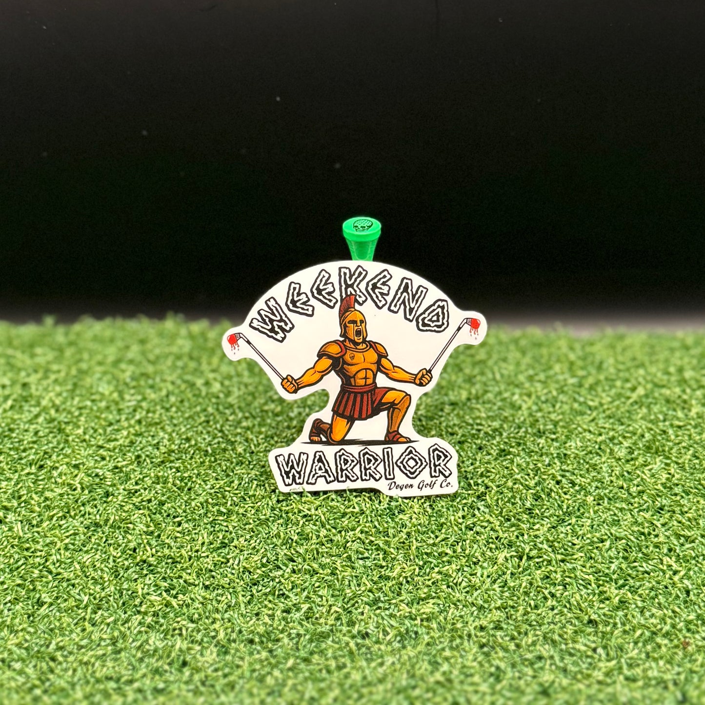 Weekend Warrior Sticker