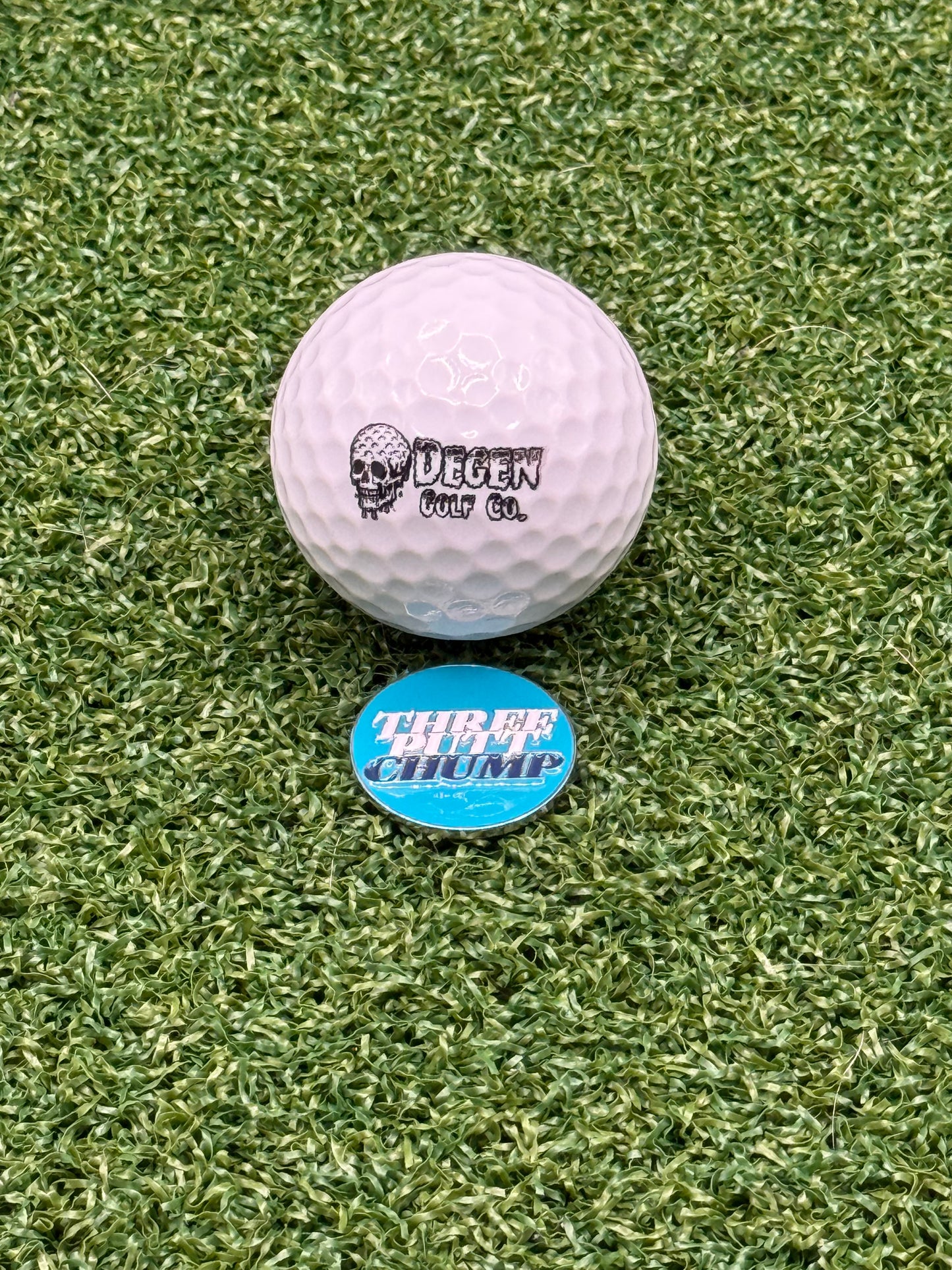 Three Putt Chump Ball Marker