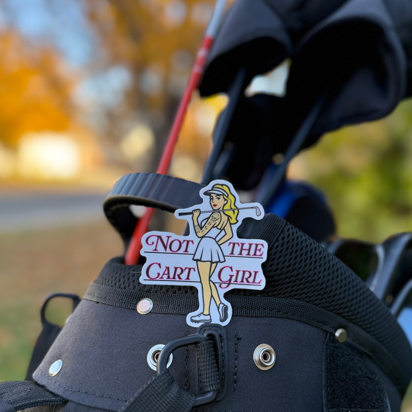 Not the Cart Girl Sticker