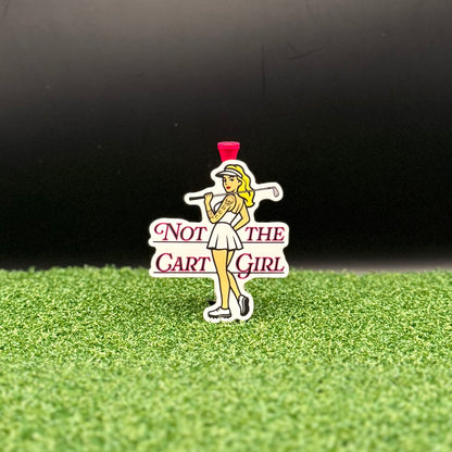 Not the Cart Girl Sticker